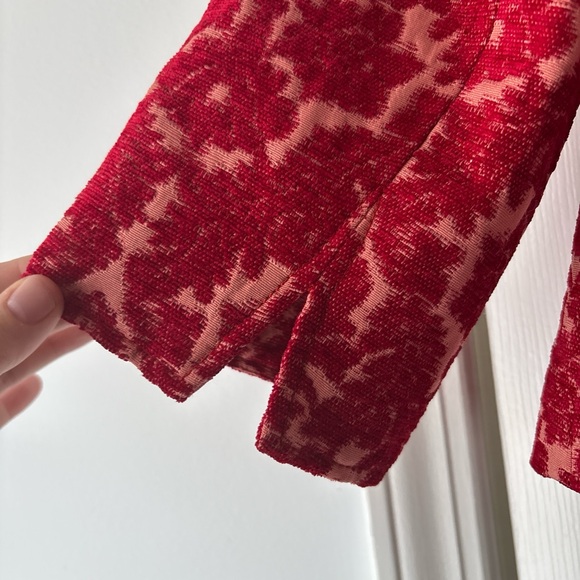 Talbots Red and Pink Teddy Jacket - Picture 5 of 6